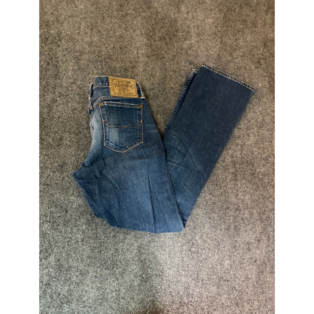 Ralph Lauren Madison Mens Bootcut Jeans Blue Medium Wash 30X32 Stretch Denim